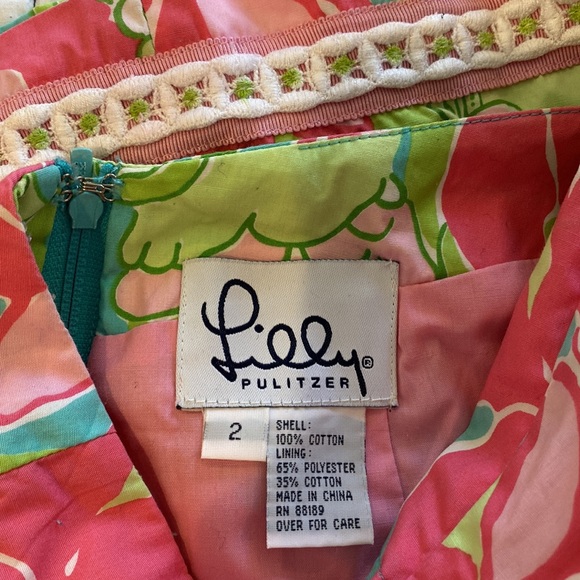 Lilly Pulitzer White Label Strapless Dress - Picture 5 of 5